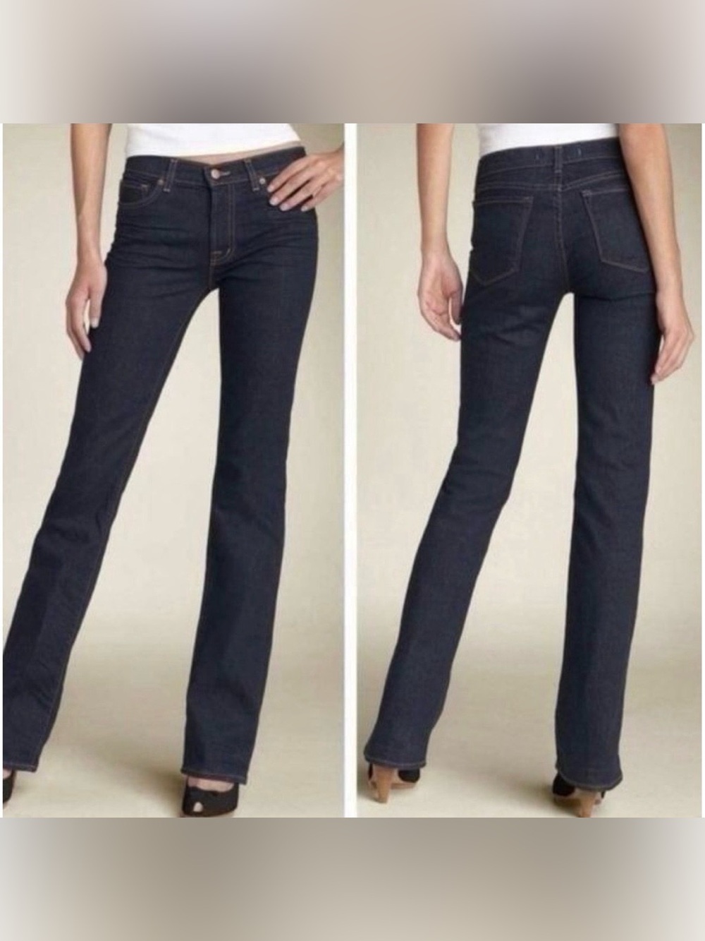 J Brand Low Rise Dark Wash Sraight Leg Jeans Women’s Size 27